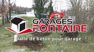 Dalle de béton  garage [upl. by Tareyn]