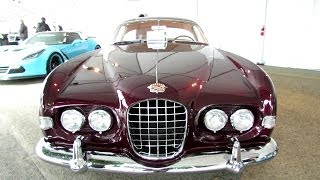 1953 Cadillac Series 62 Coupe Ghia  Exterior Walkaround  2013 LA Auto Show [upl. by Ytsirk]