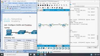 346 Lab  Configure VLANs and Trunking [upl. by Ros]