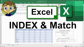 Excel INDEX and MATCH [upl. by Alegnat]