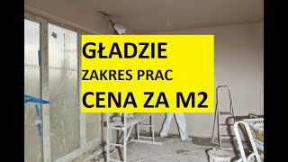 Gładzie zakres prac i cennik 2022 [upl. by Gayel]