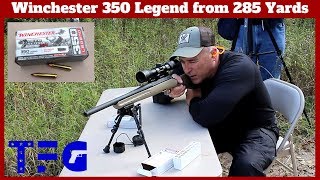 350 Legend from 285 Yards with Ruger American Ranch Rifle  TheFirearmGuy [upl. by Loma163]