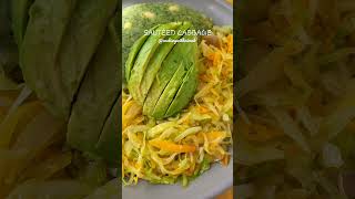 Sautéed Cabbage  Fried Cabbage with Onions amp Carrots [upl. by Lahcsap809]