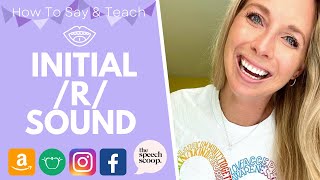 HOW TO SAY THE quotRquot SPEECH SOUND At Home Speech Therapy for quotRquot Sound  When R Sounds like W [upl. by Naiva]