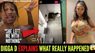 Digga D cgm Confronts Mya Mills After She Took Everything quotWheres All My Stuff Gonequot 😱 [upl. by Dix869]