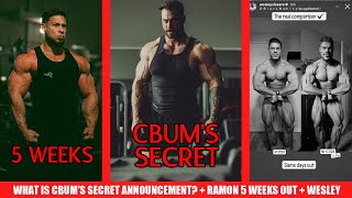 What is CBums Secret Announcement  Ramon Dino 5 Weeks Out  Wesley Vissers Transformation [upl. by Naihs]