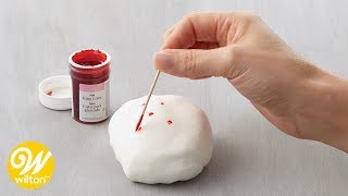 How to Color Fondant  Wilton [upl. by Orest]