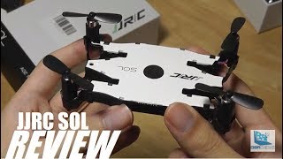 REVIEW JJRC H49 SOL  Thinnest Folding Drone w Camera [upl. by Mcculloch887]