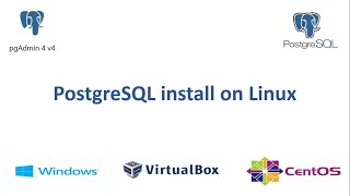 PostgreSQL Install On Linux CentOS and Access PGAdmin to VirtualBox Part1 [upl. by Pennie]