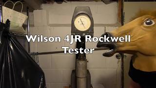 Wilson 4JR Rockwell Tester [upl. by Iarised]