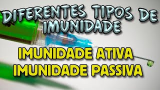 Tipos de Imunidade  Imunidade Ativa e Passiva [upl. by Atir79]