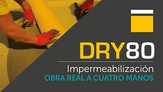 OBRA REALInstalación de la lámina DRY80 A CUATRO MANOS [upl. by Edlitam]