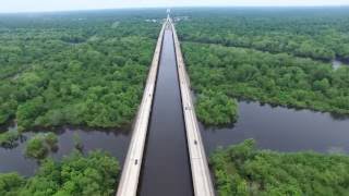 Atchafalaya Basin Bridge Breaux Bridge Louisiana4K 6 [upl. by Alessandro959]