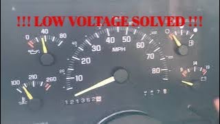 GMC SIERRA CHEVY SILVERADO LOW VOLTAGE SOLVED [upl. by Kenay184]