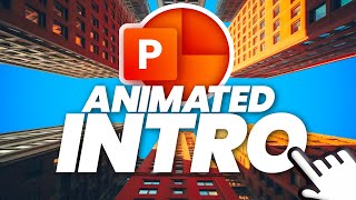 ANIMATED PowerPoint Intro Slide ✨ Easy amp Impressive [upl. by Shreve901]