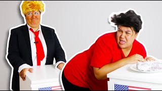 Trump and Nikocado Avocado DESTROY Each Other Debate Parody [upl. by Ellener]