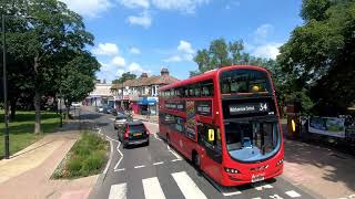 London BUS Ride 🇬🇧 Route 34  WALTHAMSTOW CENTRAL to BARNET CHURCH via Edmonton Arnos Grove 🚌 [upl. by Nimrak582]