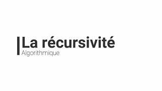 Algorithmique  La récursivité darija [upl. by Candy]