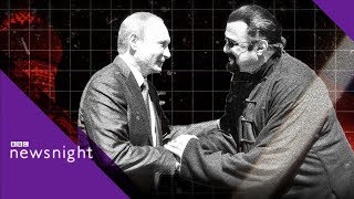 Steven Seagal on Vladimir Putin Russia and the US  BBC Newsnight [upl. by Belcher]