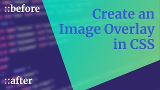 Lower the opacity of a backgroundimage with CSS [upl. by Nevuer18]