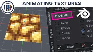 Blender Tutorial  Animating Textures with the AnimAll Addon [upl. by Enutrof97]