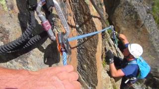 Via Ferrata Austria Fernau Klettersteig  Stubai [upl. by Llert]