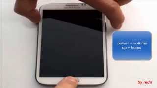 Samsung Galaxy Note 2 N7100 Factory  Hard Reset  Security Code Removal [upl. by Maggs]