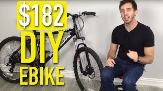 Making a super cheap electric bike for 182 [upl. by Atinomar]