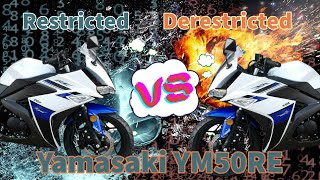 Restricted Vs DeRestricted Yamasaki YM50RE [upl. by Franky]