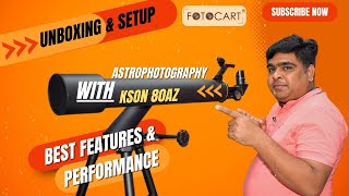 Stargazing Made Easy Unboxing amp Reviewing the Kson 80Az Telescope [upl. by Aselehc]