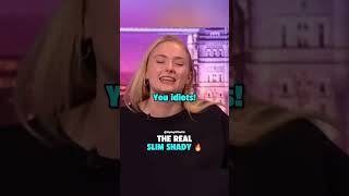 Sophie Turner rapping Eminems song  SUBSCRIBE PLEASE [upl. by Ressan]