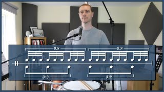 9 Tuplets  Snare Drum Technique [upl. by Dnalkrik586]