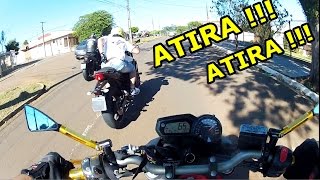 PERSEGUIÇÃO DE MOTO E TIROS QUASE MATOU O MOTOQUEIRO 12 [upl. by Ashlen]