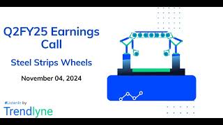 Steel Strips Wheels Earnings Call for Q2FY25 [upl. by Sessylu]