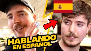 MRBEAST HABLANDO EN ESPAÑOL [upl. by Akram]