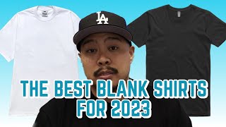 The Best Blank TShirts For 2023 [upl. by Haleeuqa]