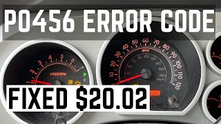 2007 Toyota Tundra ERROR CODE P0456 Very Small Leak Detected [upl. by Mcnalley]