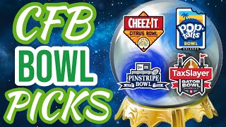 College Football BOWL GAMES Picks amp Predictions  2023 [upl. by Sculley938]