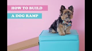 How To Build A Dog Ramp Tutorial [upl. by Anhaj]