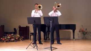 Devils Waltz Martin Schippers amp Tomer Maschkowski bass trombone duet [upl. by Selway]