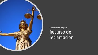 Recurso de reclamación [upl. by Salome]