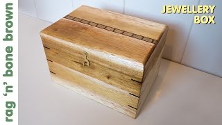 Jewellery Box made from pallet wood part 1 of 3 [upl. by Satterfield544]