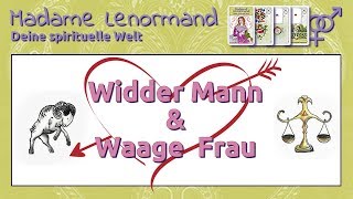 Widder Mann amp Waage Frau Liebe und Partnerschaft [upl. by Nabala]