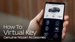 How To Virtual Key  2023 Nissan Accessories [upl. by Isnan]