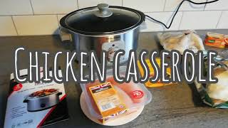 EASY CHICKEN CASSEROLE  Slow cooker meals made easy [upl. by Llerrehs]