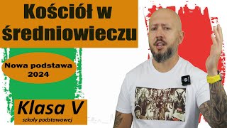 Klasa 5 Kościół w średniowieczu Poznajcie średniowiecznych influencerów NOTATKA NA KOŃCU [upl. by Aynot]