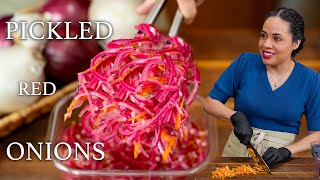 How to pickle red onions the perfect condiment for your dishes [upl. by Aniala964]