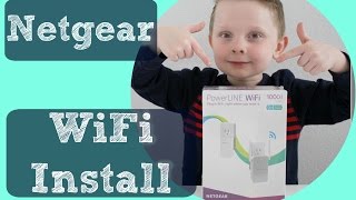 Netgear PowerLine 1000 Install [upl. by Enaed]