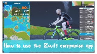 Zwift for beginners  How to use the Zwift Companion APP  the ZWIFT ZONE tutorial [upl. by Seys17]