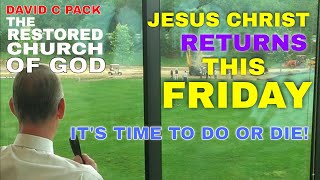 David C Pack RCG quotTIME TO DO OR DIEquot The Restored Church Of God [upl. by Nillok]